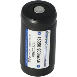 Keeppower 18350 - 900mAh, 3,7V Li-Ion-Akku geschützt, Abmessungen 38,2x18,45mm