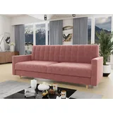 Sofnet Schlafcouch Velours 2-Sitzer Pink