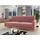 Sofnet Schlafcouch Velours 2-Sitzer Pink