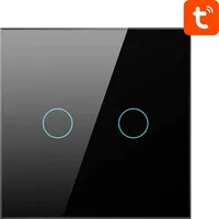 Avatto Smart Light Switch ZigBee ZTS02-EU-B2 2 Way TUYA (black)