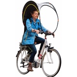 Bub-up Regenschutz für Fahrrad, ersetzt regenkleidung (wasserdicht, jacke, regencape, parka, regenponcho, regenschirm, Fahrrad regencover. Fahrrad mit dach. Fahrrad regenhaube.