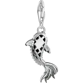 Thomas Sabo Koi mit Zirkoniasteinen schwarz-weiß Silber 2170-643-21