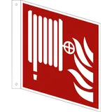 Neutralware Hinweisschild Löschschlauch ISO 7010/F002 200 x 200 mm Rot