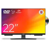 Cello C2224F 22" Full HD LED TV mit rahmenlosem Design Integrierter DVD-Player Triple Tuner (DVB-C/-S2/-T2) Pitch Perfect Sound Ideal für kleine Räume [2024]