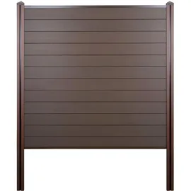 Mendler Windschutz WPC 182 x 9 cm Braun