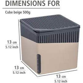 Wenko Raumentfeuchter Mod. Cube Beige
