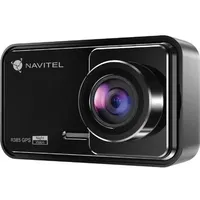 NAVITEL R385 2K GPS Eingebautes Mikrofon, Nachtsicht, GPS-Empfänger, Eingebautes Display, Dashcam, Schwarz