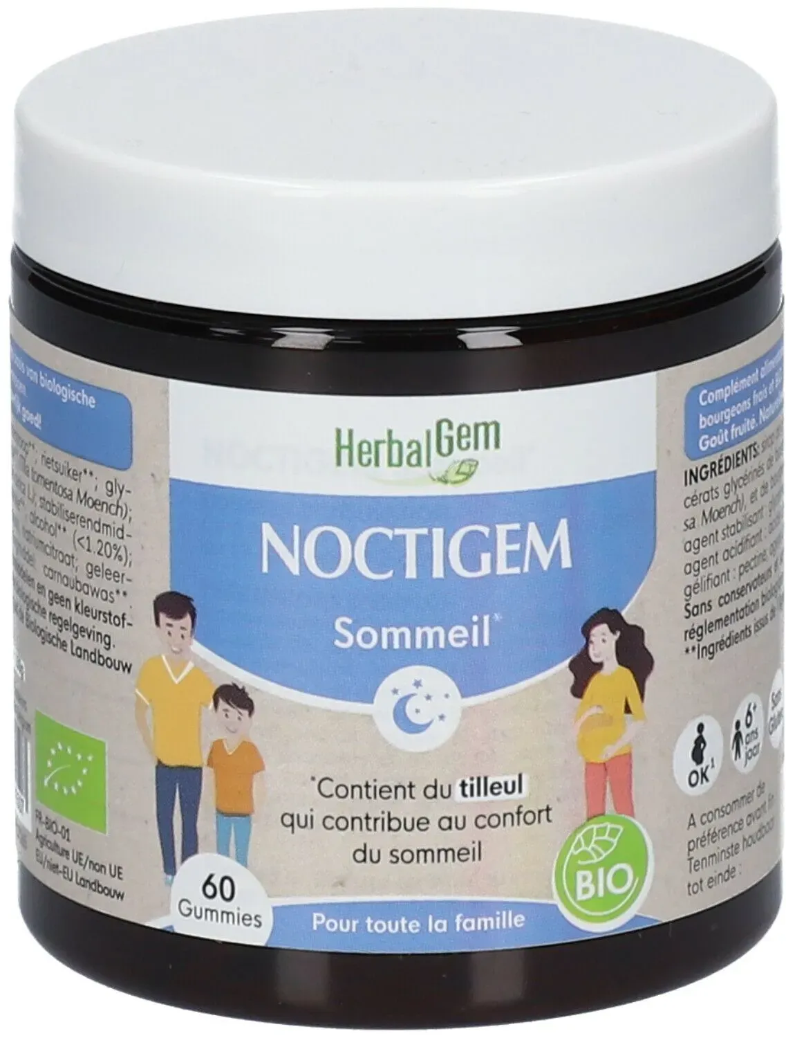 HerbalGem Gummies Noctigem 60 gummies