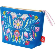 Groh Fiesta del Sol Accessoirestasche bestickt, 18 x 24 cm, königsblau