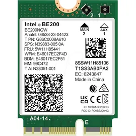 Intel Wi-Fi 7 BE200 - WLAN-Adapter,M.2 2230 / Without vPro