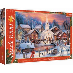 Puzzle 1000  Weiße Weihnacht (Puzzle)