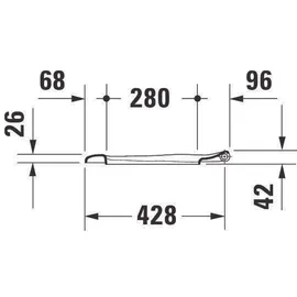 Duravit Starck 1 WC-Sitz Weiß