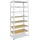shelfplaza Schwerlastregal Metall 180x60x40 cm weiß 7 Böden