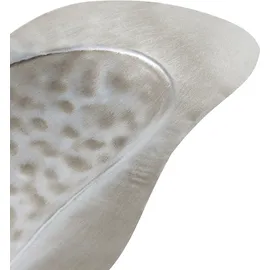 Beliani Wandkerzenhalter 2er Set ODEMIRA Metall 40 cm Silber