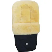 Kaiser Lammfellfußsack Coosy schwarz