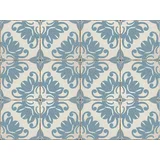 Fliesenaufkleber HOME AFFAIRE "Ornamente", grau, B:15cm H:15cm, Fliesenaufkleber, Stickerfliesen, selbstklebend, Sticker, 12er Set