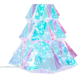 Beliani Weihnachtsbaum LED 40 cm Bunt