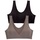 PETITE FLEUR Still-BH Damen taupe+schwarz Gr.36