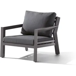 Sieger Brisbane Lounge 1-Sitzer eisengrau/grau - Eisengrau