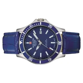 Swiss Alpine Military Leder 42 mm 7022