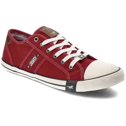 Rote Turnschuhe Mustang Modische Herrenschuhe, 41