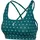 hummel Hiit Aop Impact Strap Bra Grün S
