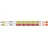 Eberhard Faber FABER 511800 Bleistift rund mit Gummitip 1x1