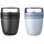 Mepal Lunchpots Ellipse blau/schwarz 10,7 cm 0,5 l 2-teilig