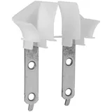 Schellenberg Universal Rolladen Einlauftrichter Mini für eine problemlose Rolladenführung, Einlaufbreite 12 mm, schützt Rolladenpanzer und Führungsschienen vor Beschädigungen, 1 Paar