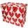 Dotcomgiftshop XXL Riesentasche Aufbewahrungstasche aus Kunststoff Bunt/Hearts