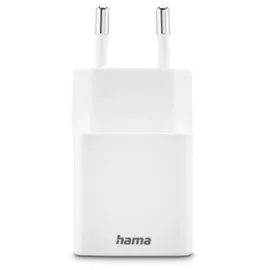 Hama Schnellladegerät, 1x USB-C 1x USB-A Mini-Ladegerät, 30 W, Weiß