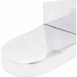 vidaXL Buchstütze Aluminium 17x15x27 cm Silber 2 St.