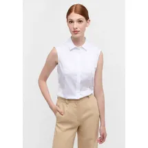 Eterna Female Satin Shirt Bluse unifarben Regular FIT 38_D_sl, sl, weiß 38