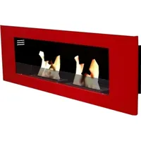 Gelkamin Ethanolkamin Ethanol Kamin Modell Paris Deluxe Royal Rot - Rot