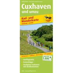 Cuxhaven und umzu (mit Stadtplan) 1:60 000
