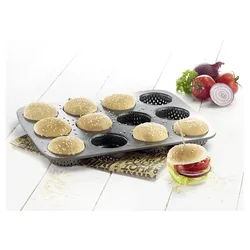 WESTMARK Mini-Burger Bun Backblech 12 Nester
