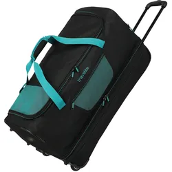 Travelite Basics Rollenreisetasche 70 cm - Schwarz/Petrol