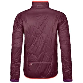 Ortovox Damen Swisswool Piz Vial Jacke (Größe S, rot)