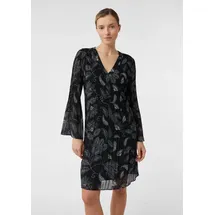 Comma, Kleid Blusenkleid Schwarz 34
