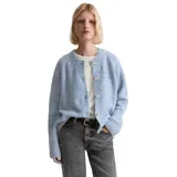 Marc O'Polo Cardigan aus Schurwolle-Viskose-Mix Blau L