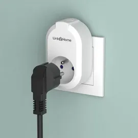 LINK2HOME Smart-Home-Steckdose 2 St. Weiß