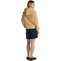 Tommy Hilfiger Damen Hoodie mit Logo, Beige (Safari Canvas),