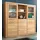 OTTO home Highboard OTTO HOME "Trondheim,130cm breit,42 cm tief, Fronten Holzmassiv, Metallgriffe", beige (kernbuche teilmassiv), B:130cm H:145cm T:42cm, Holz teilmassiv, Sideboards, Highboard, Korpus aus Holzwerkstoff,4 Türen,12 Fächer, Böden teilweise versetzbar