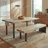 Mendler HWC-L75 200 x 76 x 90 cm natur