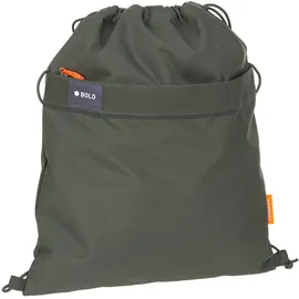 Lässig BOLD Kinder Turnbeutel Sportbeutel mit Rucksackfunktion/School String Bag Bold dark olive