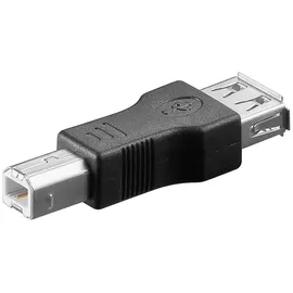 goobay USB-A auf USB-B Adapter Schwarz
