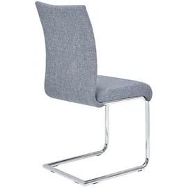 Idimex Esszimmerstuhl Grau, Textil, Mode, 43x94x56 cm, Esszimmer, Stühle