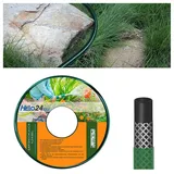 Helo24 Gartenschlauch 50 m 1/2 Zoll grün