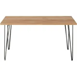 OEM Schreibtisch 138 x 68 cm Eiche Craft / Braun