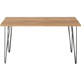 OEM Schreibtisch 138 x 68 cm Eiche Craft / Braun